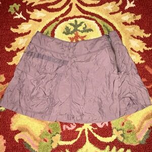 Free People Movement Thru Hiker High Waist Water Resistant Skort Purple Medium